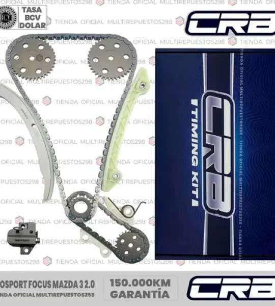 KIT CADENA TIEMPO CRB 76396 ECOSPORT FOCUS MAZDA 3 2.0