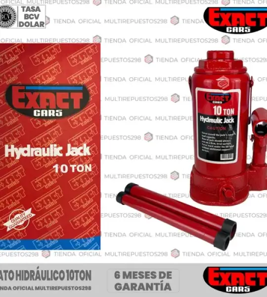 GATO HIDRÁULICO BOTELLA EXACT CARS GHB-10TON