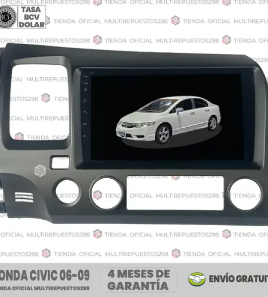 PANTALLA ADAPTADOR CIVIC 9" (B)
