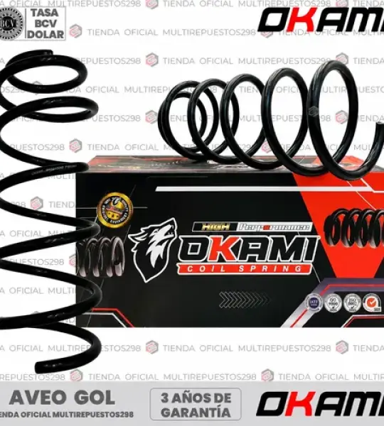 ESPIRALES OKAMI 93811508 AVEO GOL DEL (PAR)